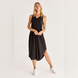 Large Black Midi Dress